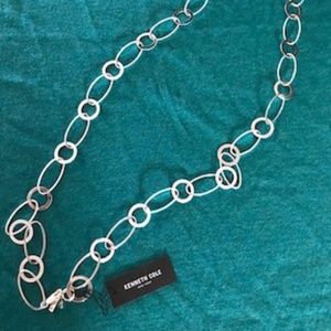 Kenneth Cole long silver-tone necklace